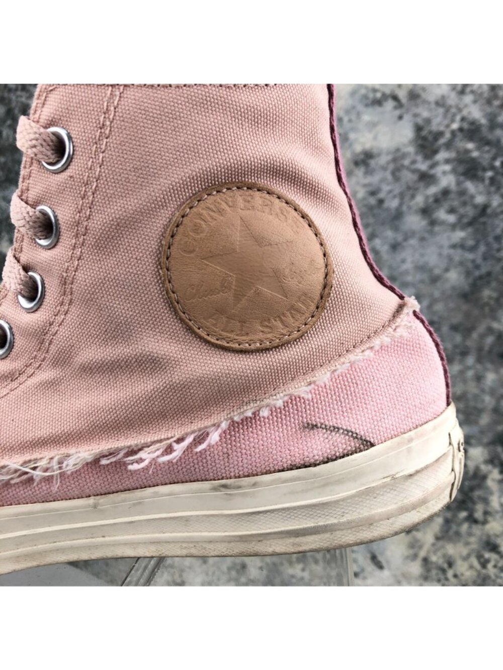 Converse Women's Size 11 Chuck Taylor All Star Pink Purple High Top Sneakers - Picture 9 of 14